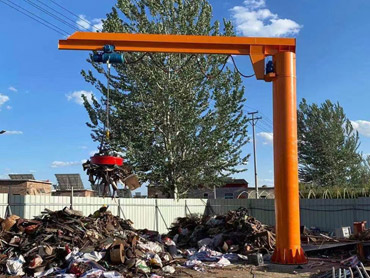 বহিরঙ্গন বৈদ্যুতিক 360 ডিগ্রি ঘূর্ণমান জিবি ক্র্যান