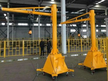গাইড চাকা মোবাইল cantilever crane